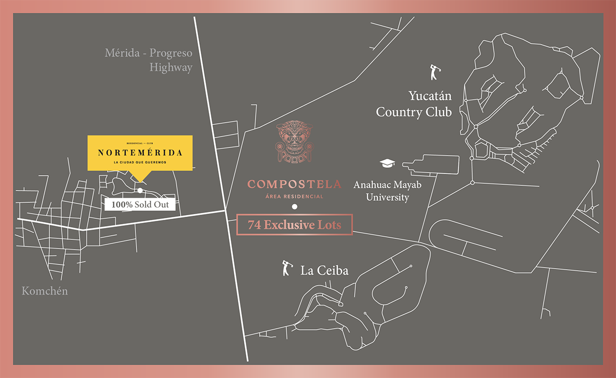 Mapa Compostela 3 ENG